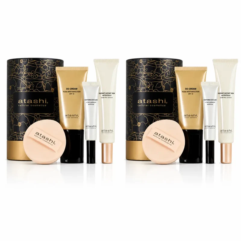 Atashi Cofre Ritual Efecto Buena Cara No Make Up-Make Up , pack 2