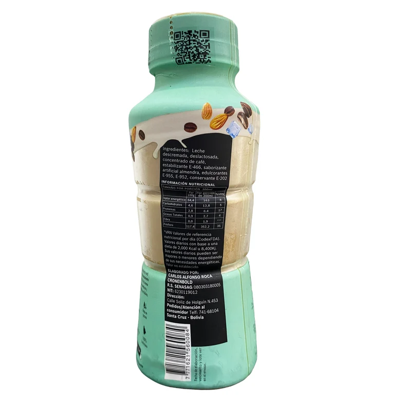 Apego To Go Leche Con Cafe Sabor Almendra Sin Azucar X 300Ml