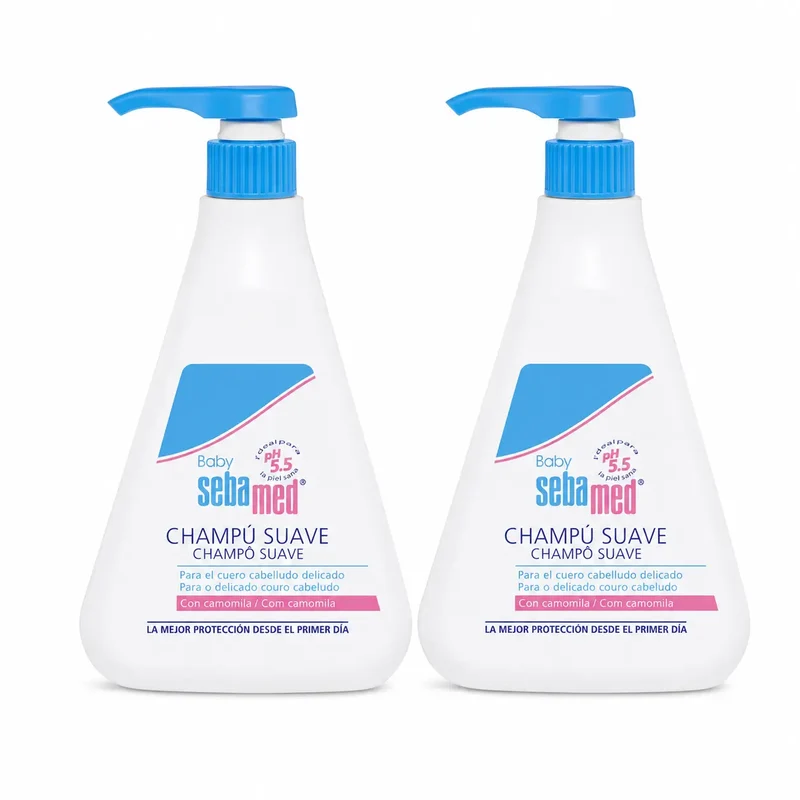 Sebamed Baby Champú Suave 500 Ml , pack 2