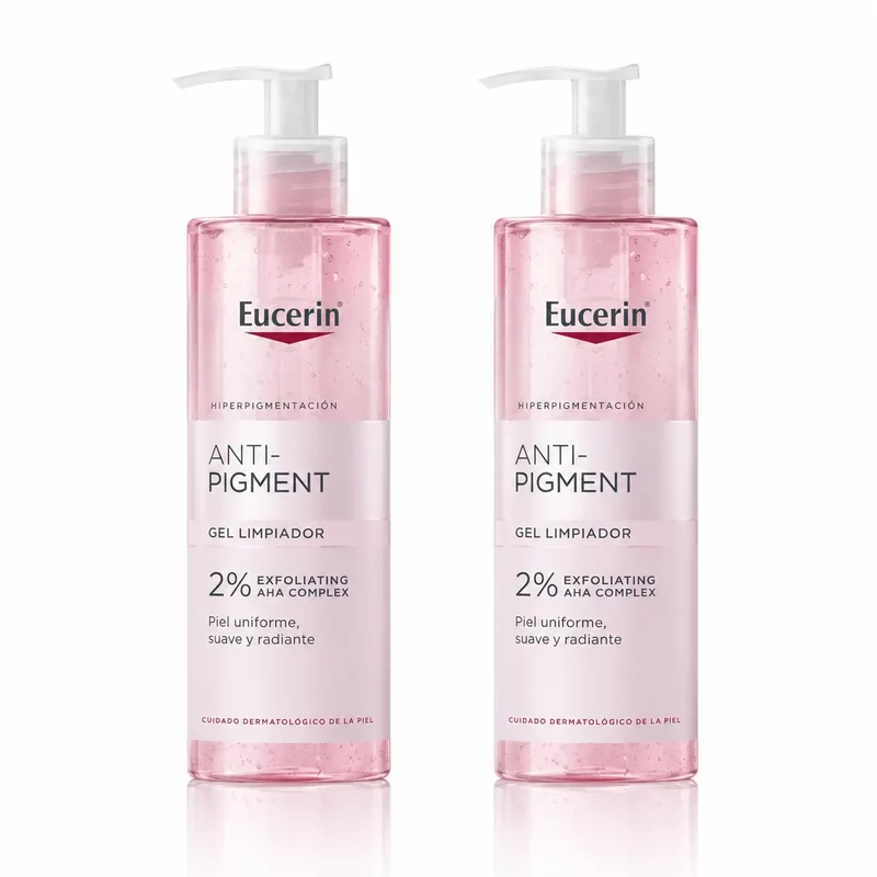 Eucerin Anti-Pigment Gel Limpiador, 400Ml , pack 2