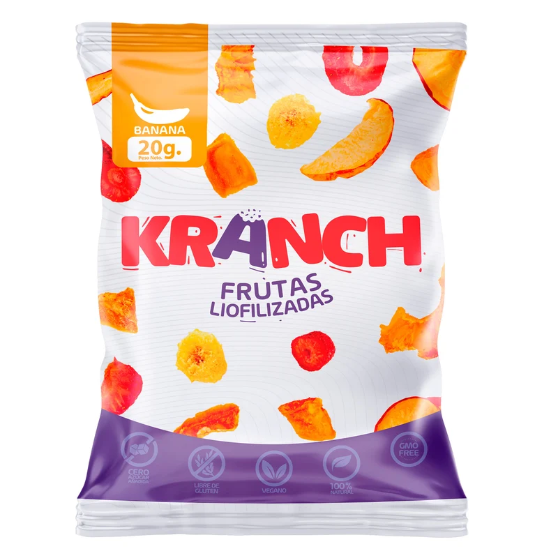 Kranch Frutas Liofilizadas Banana X 20G