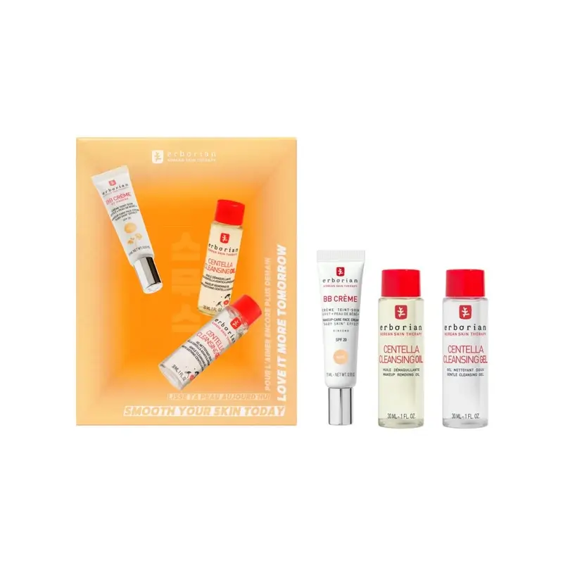 Erborian Kit Limpieza Duo+ Bb Cream Clair