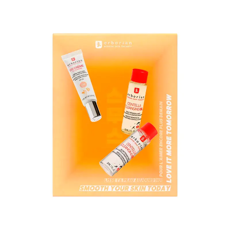 Erborian Kit Limpieza Duo+ Bb Cream Tono Doré