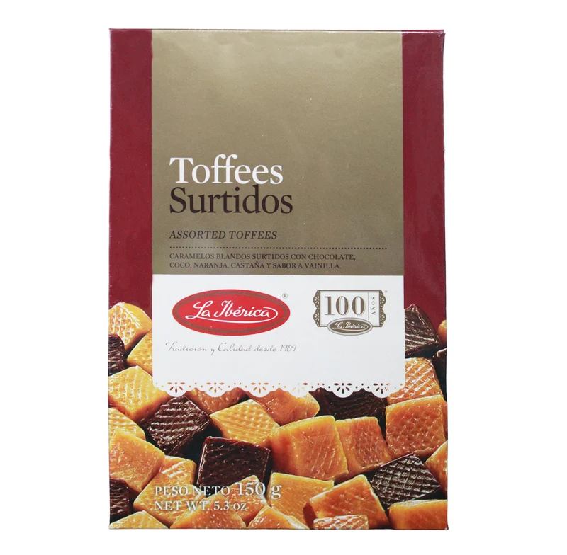 La iberica caramelos toffees surtidos x 150gr