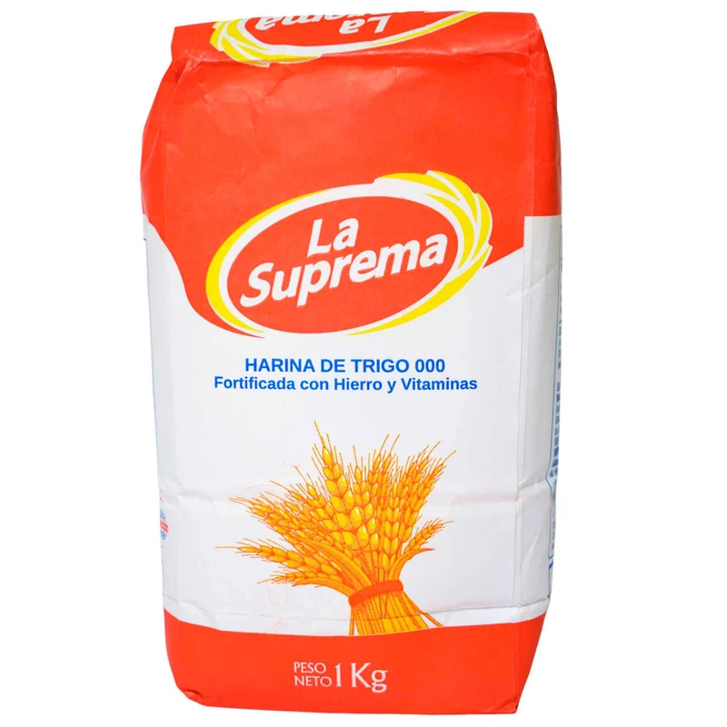 Harina De Trigo La Suprema 000 X 1Kg