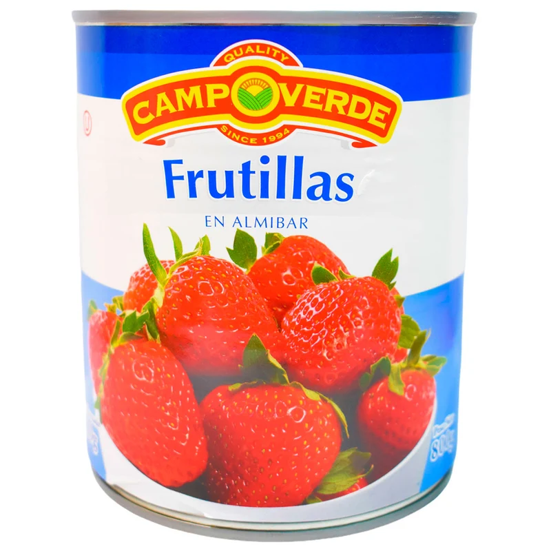 Frutillas Campo Verde En Almíbar X 830G