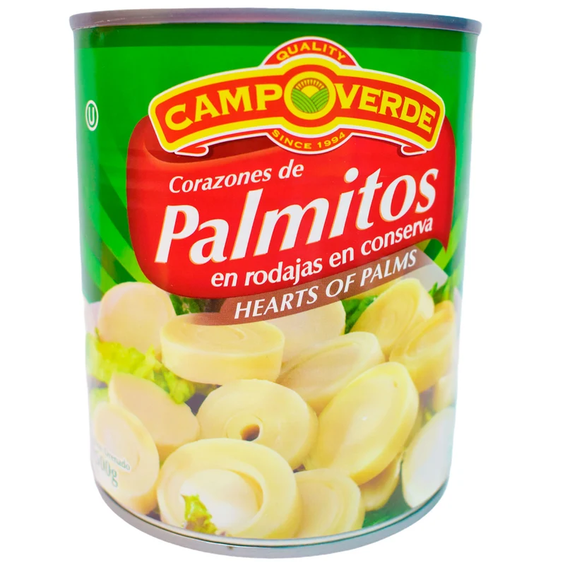 Corazones De Palmitos Campo Verde En Rodajas