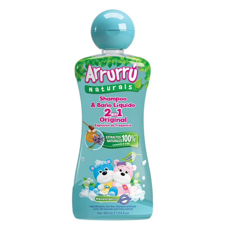 Shampoo y baño líquido para bebés 2 en 1 x 220ml