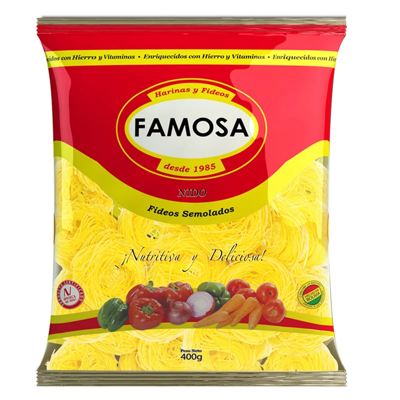 Pasta Famosa Fideo Tipo Rosca X 400G