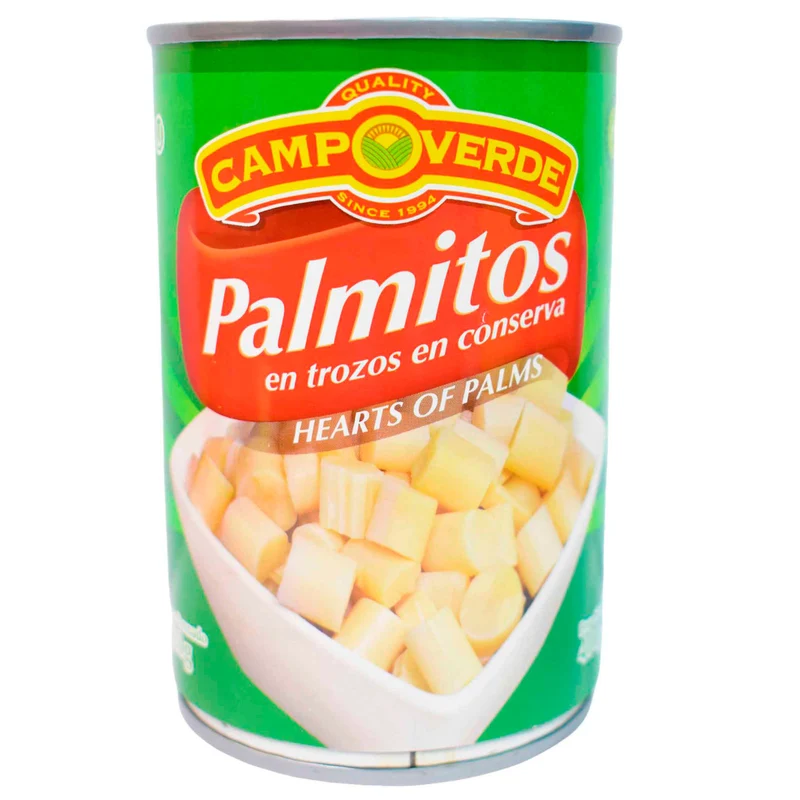 Palmito Campo Verde Trozos En Lata X 400G