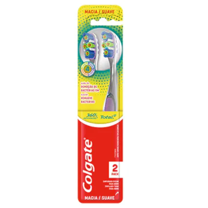 Cepillo Dental Colgate 360 Advance Total 12 Paquete X 2 Unidades