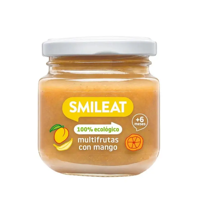 Smileat Tarrito De Multifrutas Con Mango, 130Gr