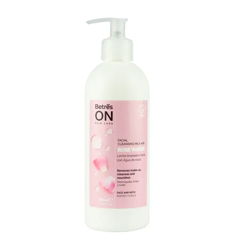 Betres On Leche Limpiadora Facial Agua Rosas, 380 ml