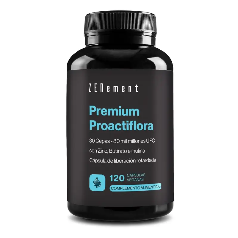Zenement Premium Proactiflora, 120 cápsulas veganas