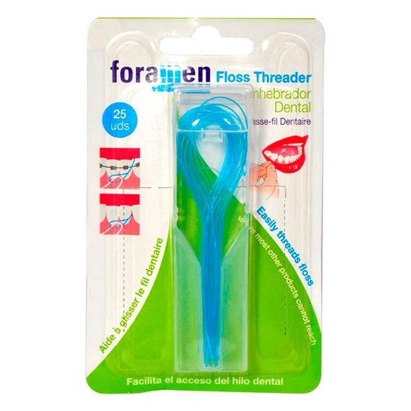 Hilo Dental Enhebrador Foramen Floss X Unidad