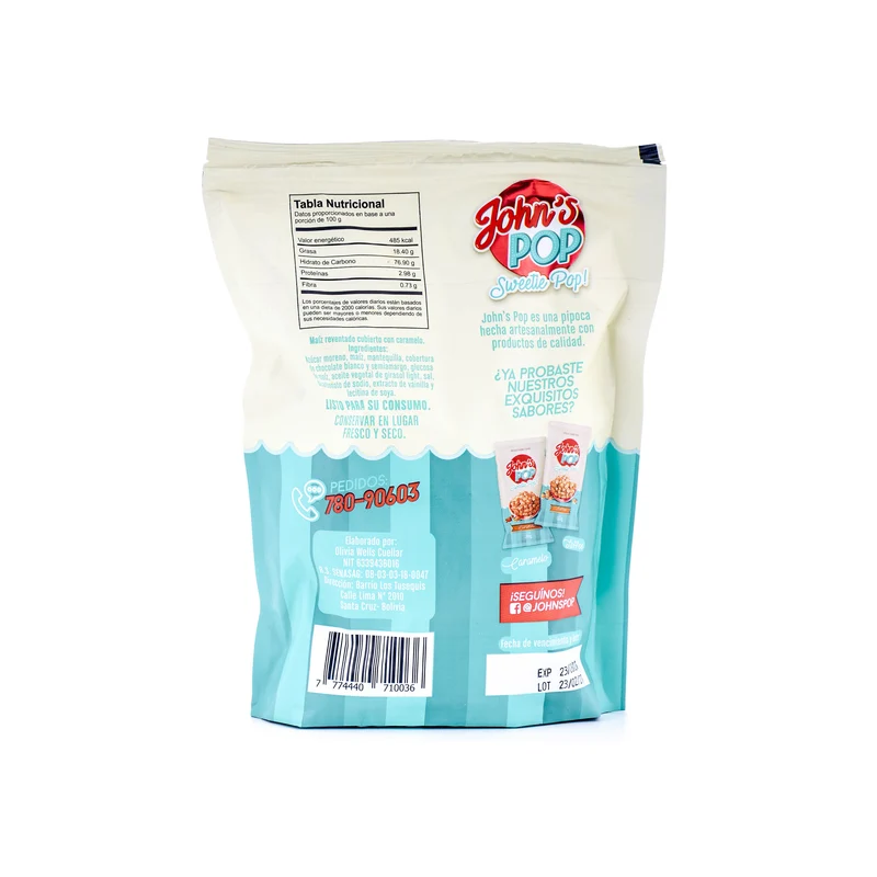 Johns Pop Pipocas Zebra X 200G