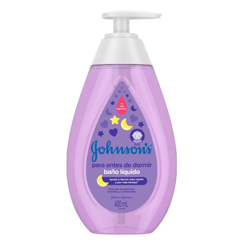 Baño Líquido Antes De Dormir Johnson Baby X 400Ml