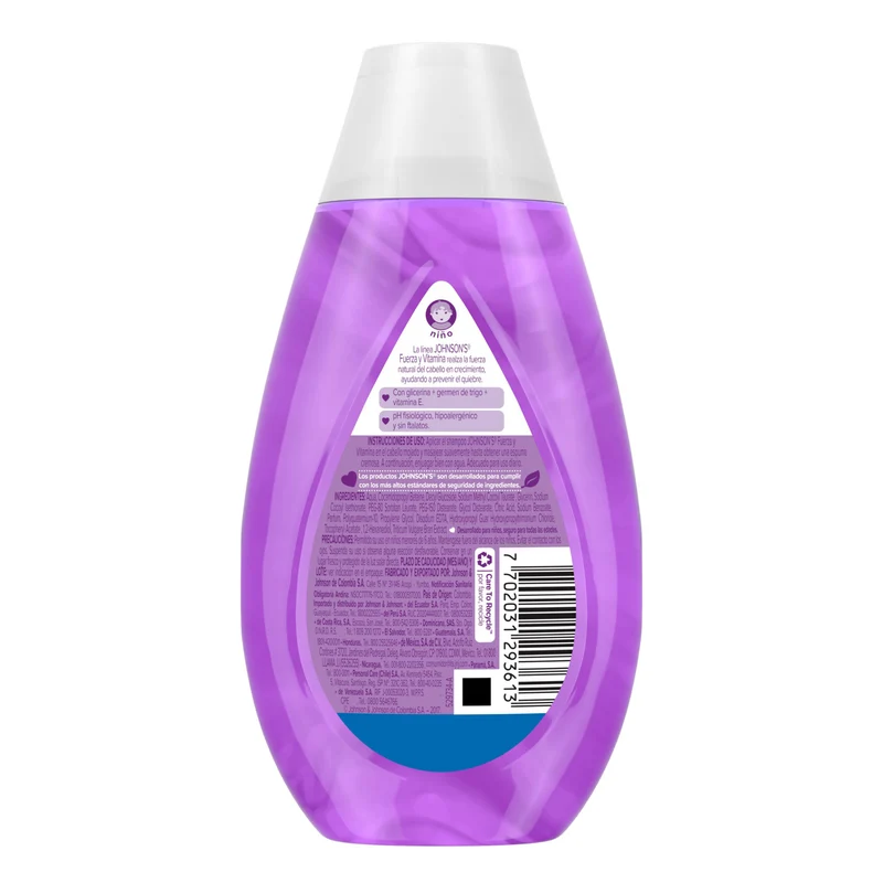 Shampoo Johnson Fuerza Y Vitamina X 200Ml
