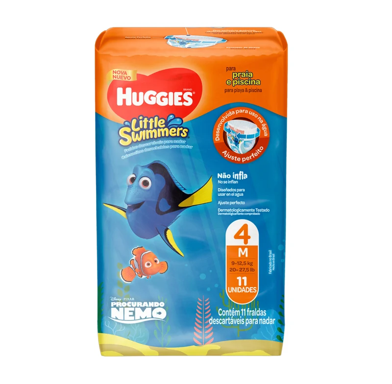 Pañales Little Swimmers Huggies Para Playa Y Piscina Talla Mx 11 Unidadades