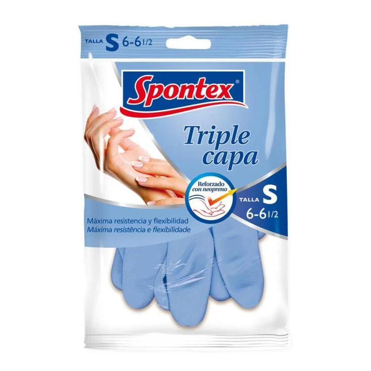 Guante triple capa pequeño Spontex 1u