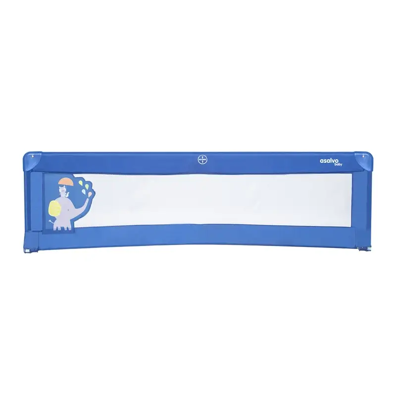 Asalvo Barrera De Cama 150Cm Elefante Azul