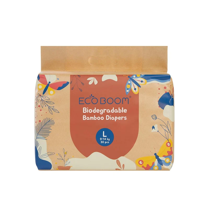 Pañal de Bambú Ecoboom T4 30 uds