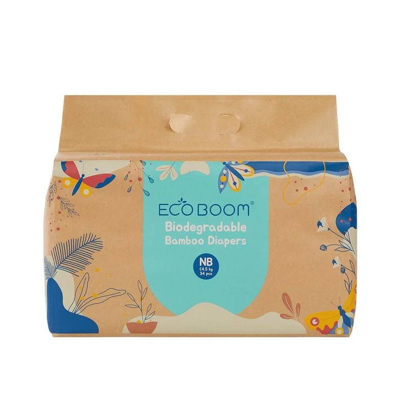 Pañal de Bambú Ecoboom T1 34 uds