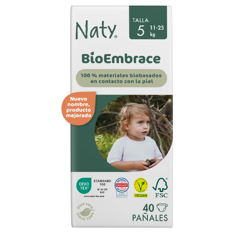 Pañal Nº 5 Naty 11-25 kg Eco by Naty 40 uds