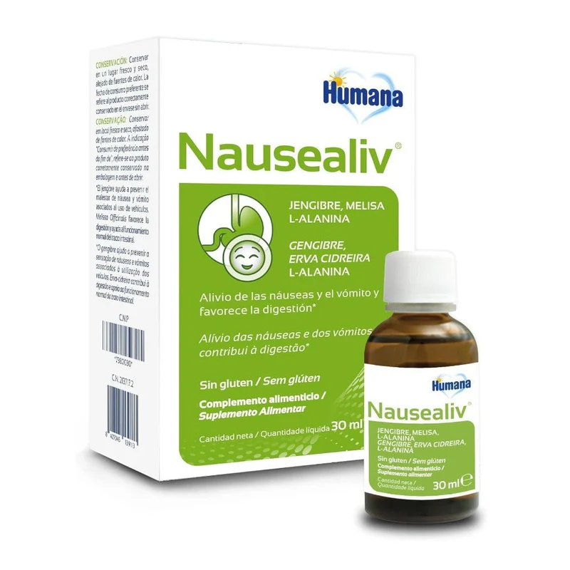Humana Nausealiv Alivio Náuseas Embarazo 30 ml
