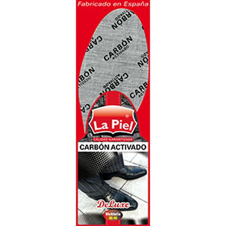 Plantilla carbón multitalla La piel 1u