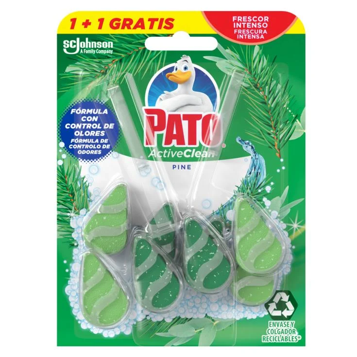 Limpiador wc colgador active clean pino Pato 1u