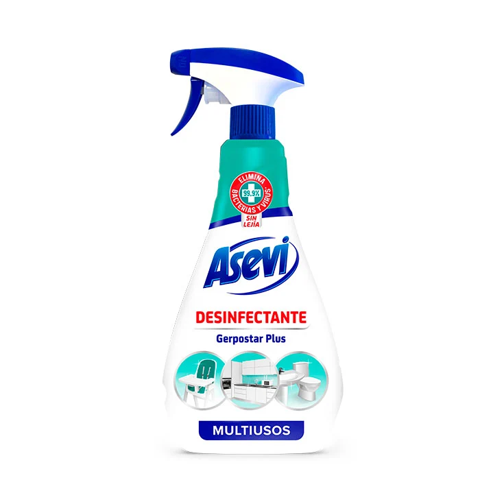 Desinfectante multiusos pistola Asevi 750ml