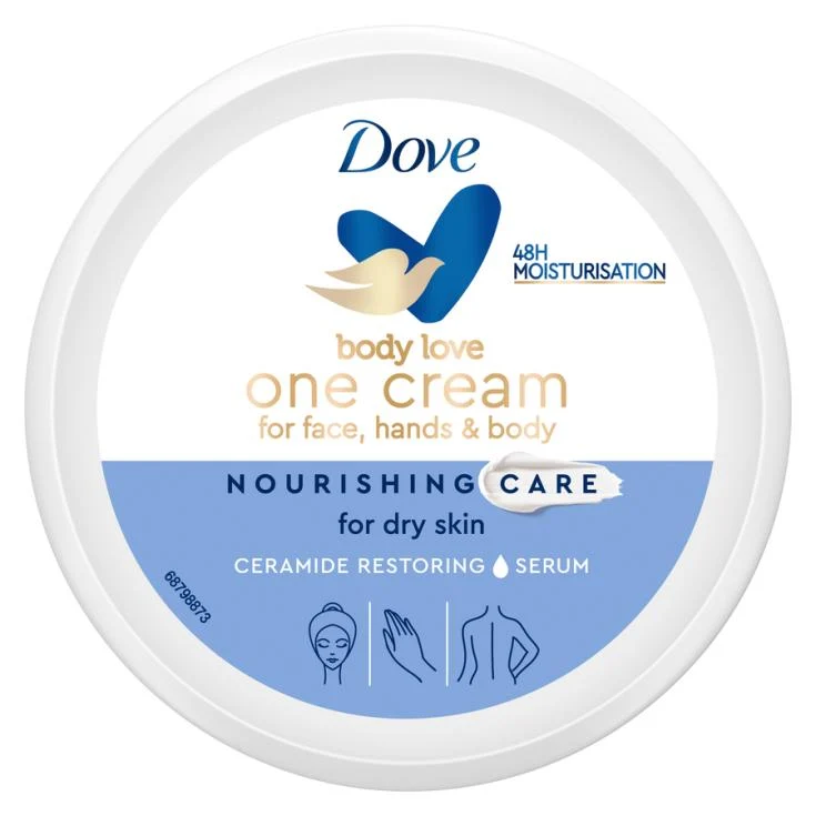 Crema 3 en 1 lata azul Dove 250ml