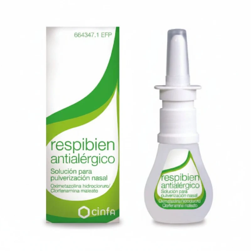 Respibien Antialérgico 0,5 mg/ml+0,5 mg/ml Nebulizador Nasal 15 ml