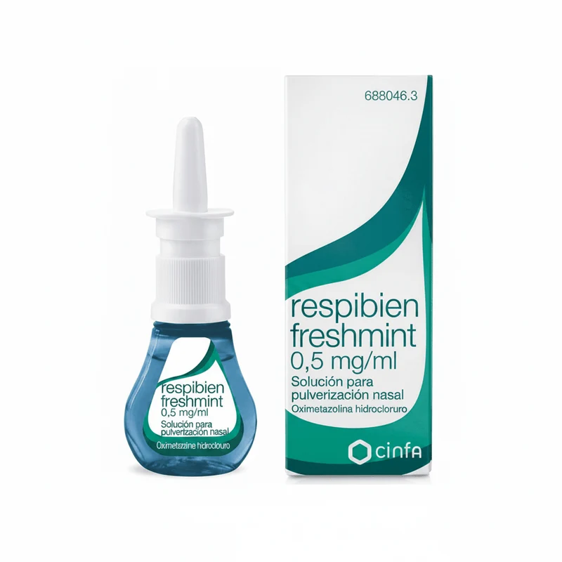 Respibien Freshmint 0,5 mg/ml Nebulizador Nasal 1 Frasco 15 ml