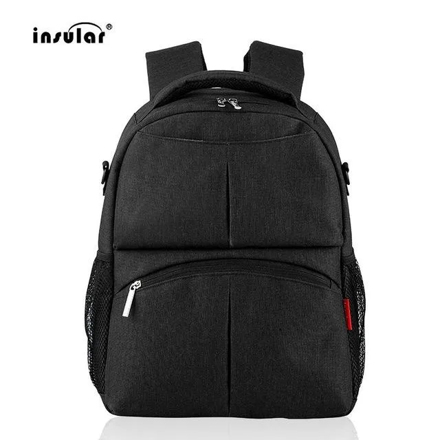 INSULAR Mummy Diaper Backpack Fashionable Large Capacity Mother Bag Multifunctional Travel Baby Backpack bag Nappy Bags
