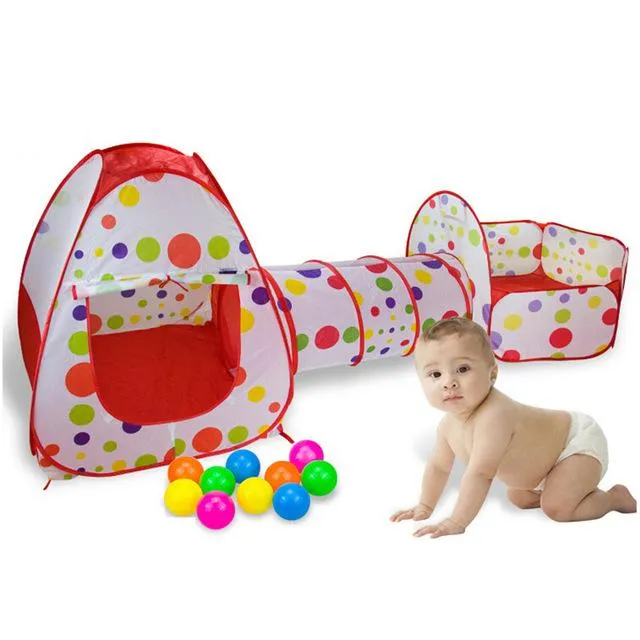 3 In 1 children Ball Pool, and Tunnel Play House